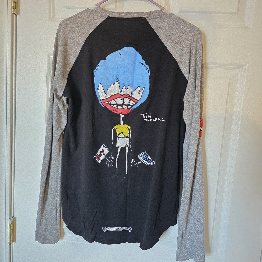 Chrome Hearts Black and Gray Long Sleeve Shirt - Picture 8 of 9